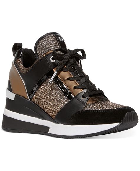 michael kors georgie trainer wit|michael kors georgie sneakers.